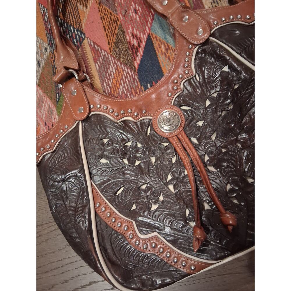 American West leather purse